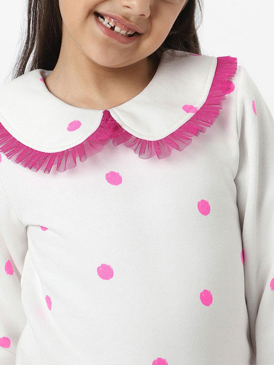 Peter Pan Collar Warmth Sweatshirt
