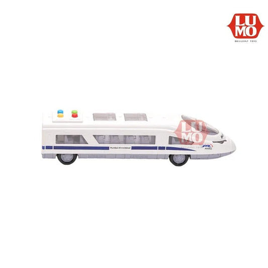 LUMO Classic White Train Set – Unisex Battery-Operated Track Vehicle