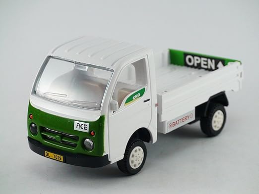 Centy Toys A Model Of Tata Ace CNG Cargo (Mini Truck)-From (Kidsshub) 13.7 X 5.3 X 6.4 cm Weight: 160 g ( White)