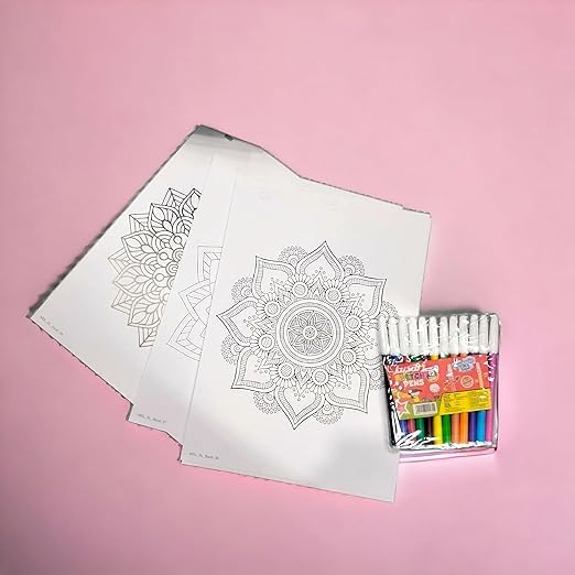 3-in-1 Art Box – Mandala, 3D Papercraft & Scrapbooking Kit for Kids