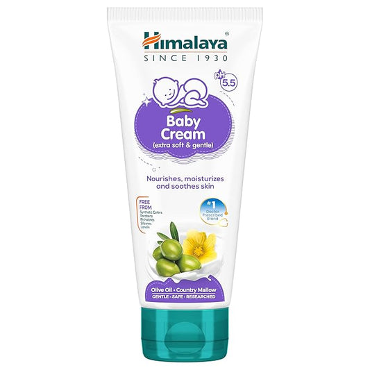 Himalaya Baby Cream, Face Moisturizer & Day Cream, For Dry Skin, 200ml