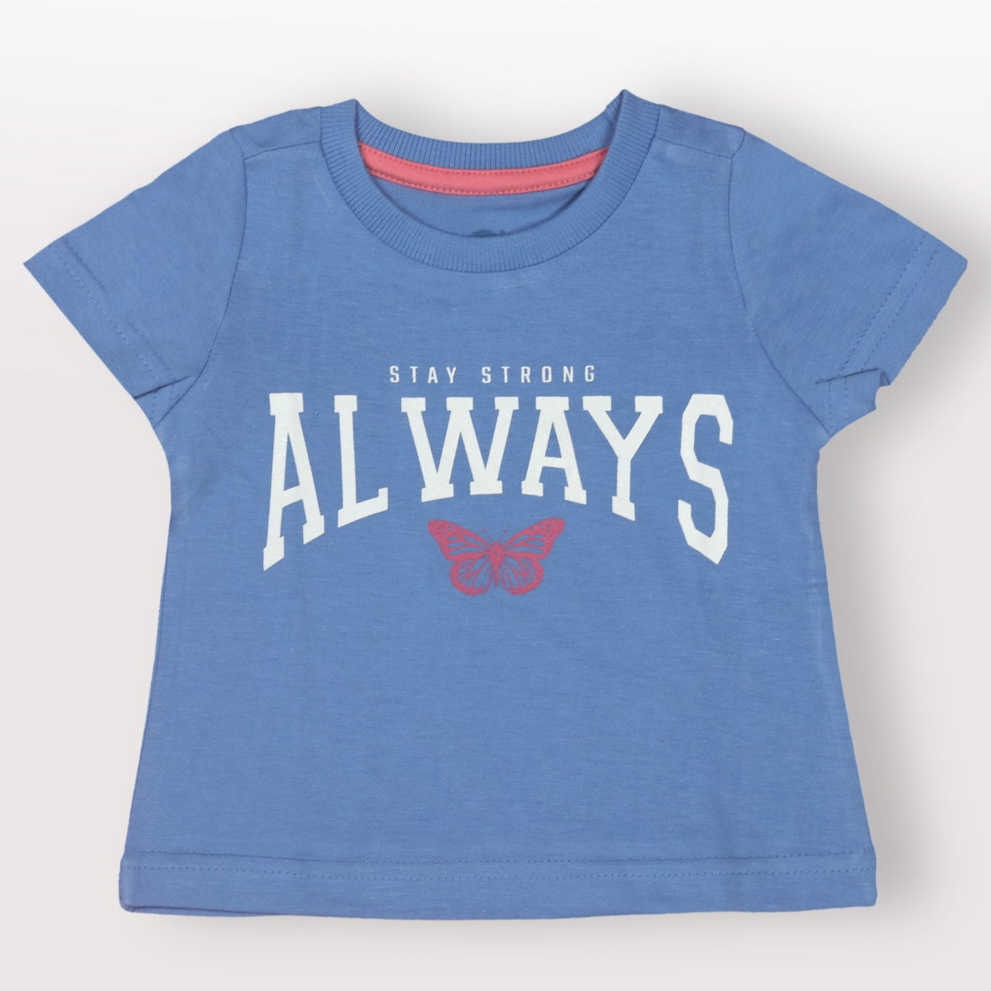 Zero Girls' Color Pop Power Tees Stay Strong, Dream Big & Smile Bright!