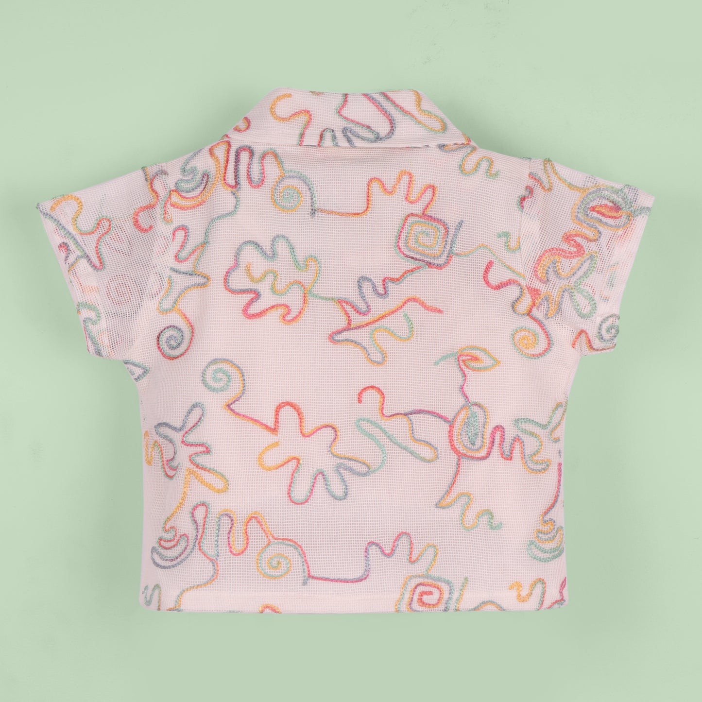 Complete Style – Girls’ Multi-Blend Capri Outfit with Jacket
