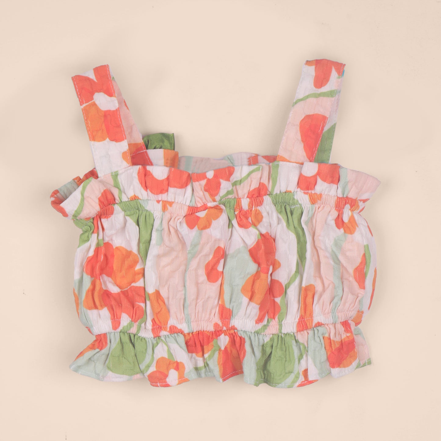 Girls’ Stylish Ensemble by Myra – Singlet Sleeve Top & Skirt