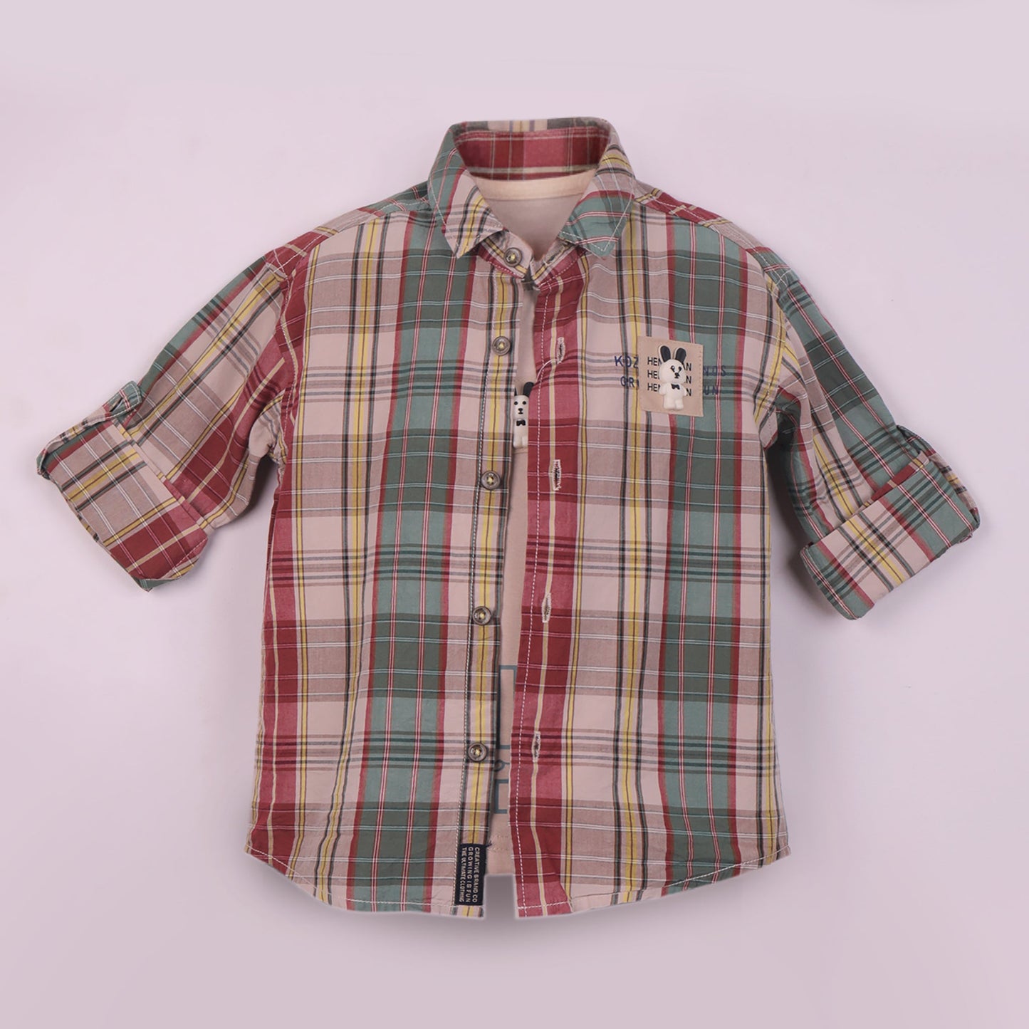 Smart Style Checked Shirt & Comfy Pant Duo
