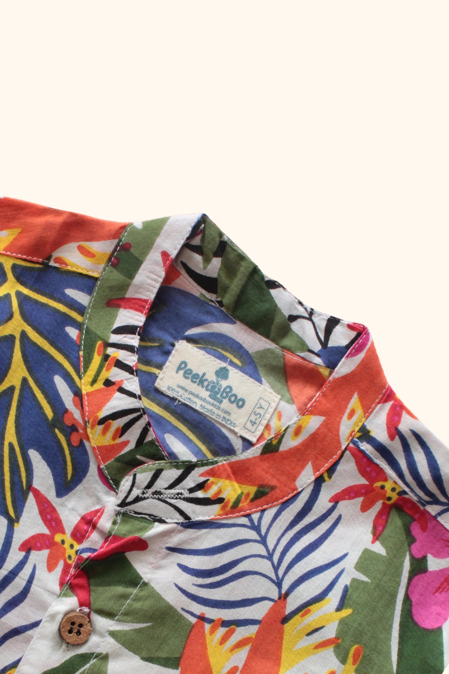 Trendy Trails: Peekaaboo Boys' Multi Color Shirt with Comfy Joggers for Fashion Fun
