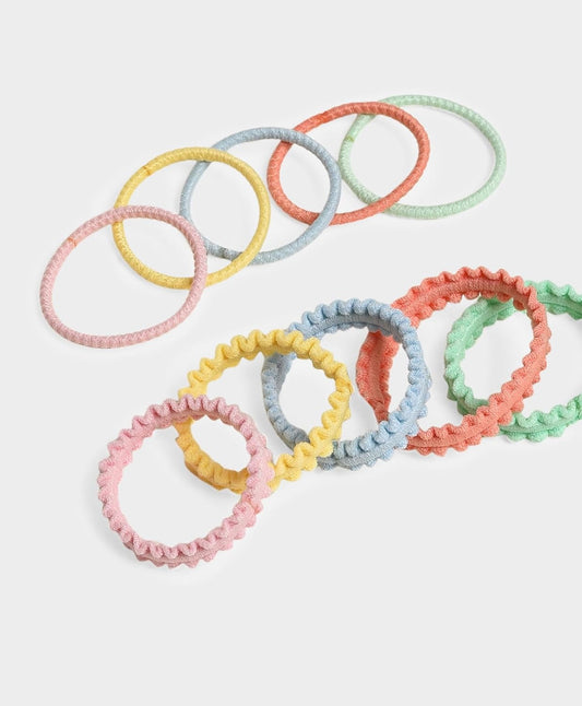 Color Pop Everyday Hair Ties – Vibrant Set for Girls’ Daily Styles