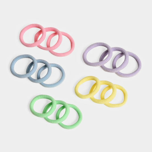 Color Splash Soft Hair Ties Set – Perfect for Daily Styles