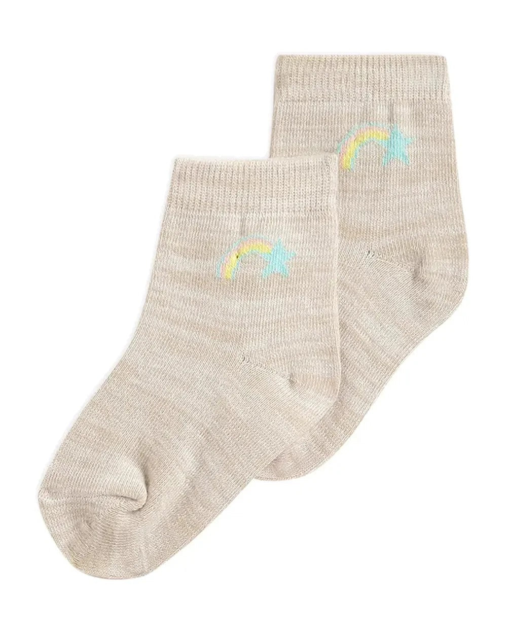 Playful Prints Multi-Color Socks Set – Cotton Blend, 3 Pairs Mid-Ankle Socks