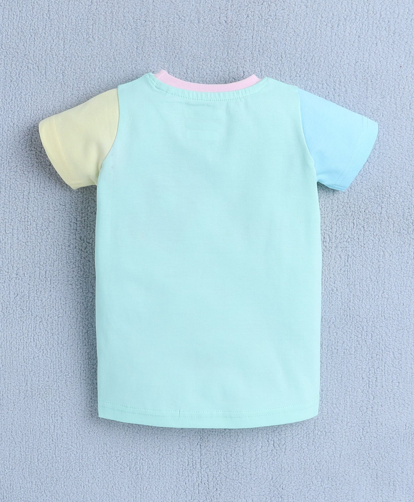 Color Pop Comfort – Bumzee Boys’ Multicolor Cotton T-Shirt