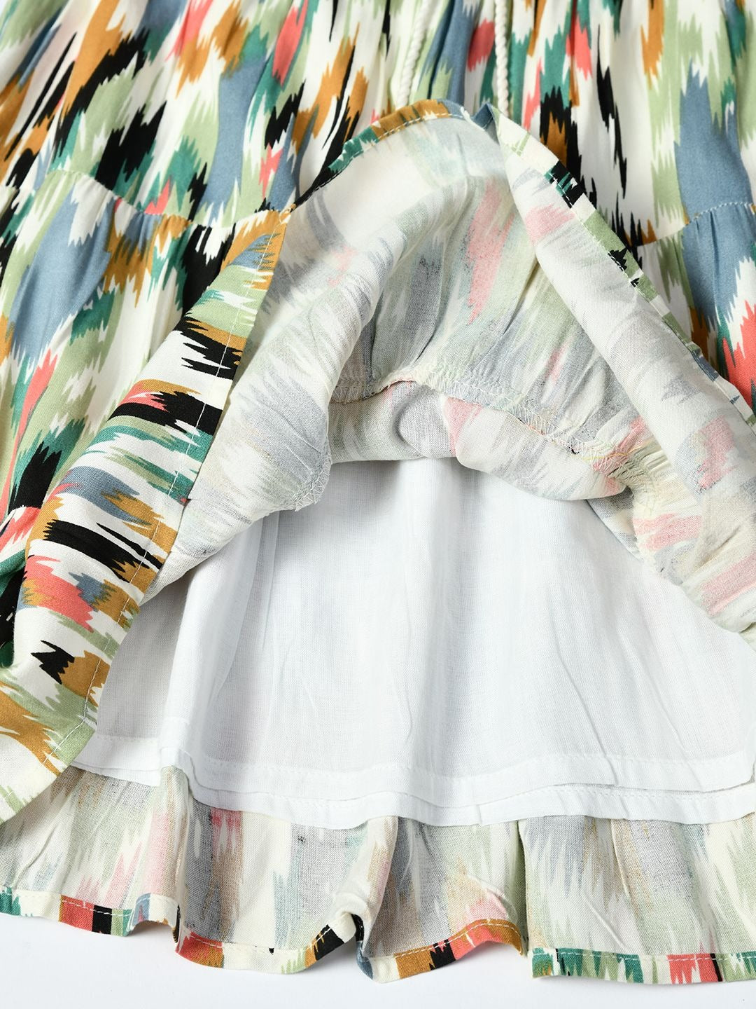 Twirl-Worthy: All-Season Cotton Party Dress with Back Button Closure