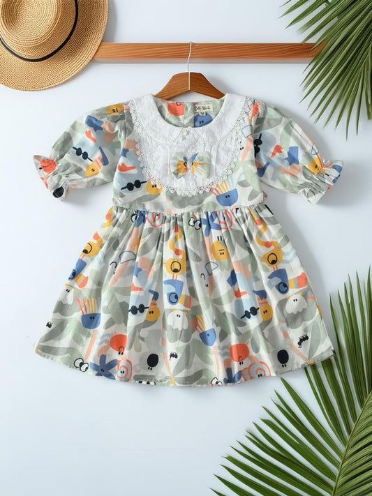 Twinkle Star: Multi-Color Frock by Bella Moda