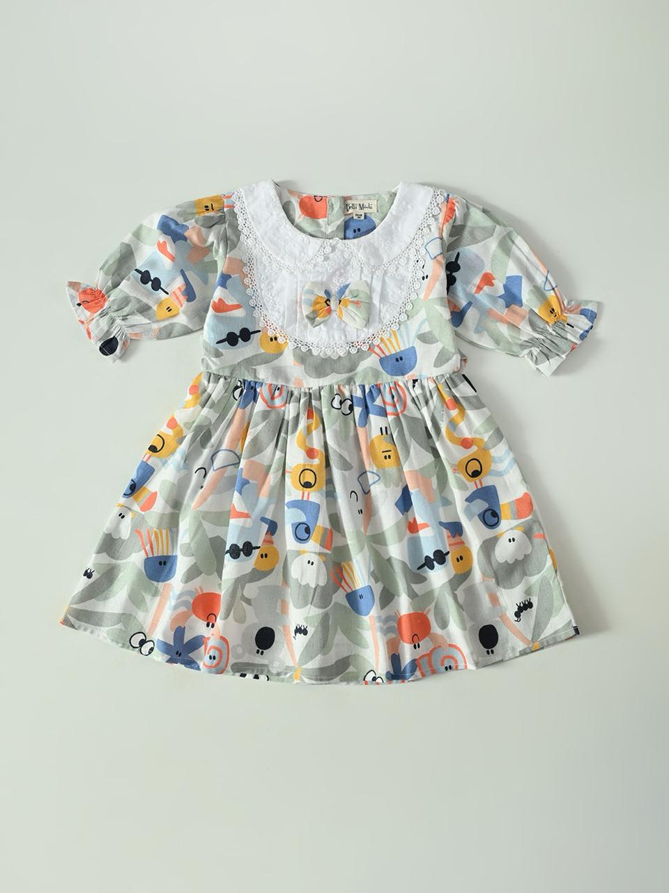 Twinkle Star: Multi-Color Frock by Bella Moda