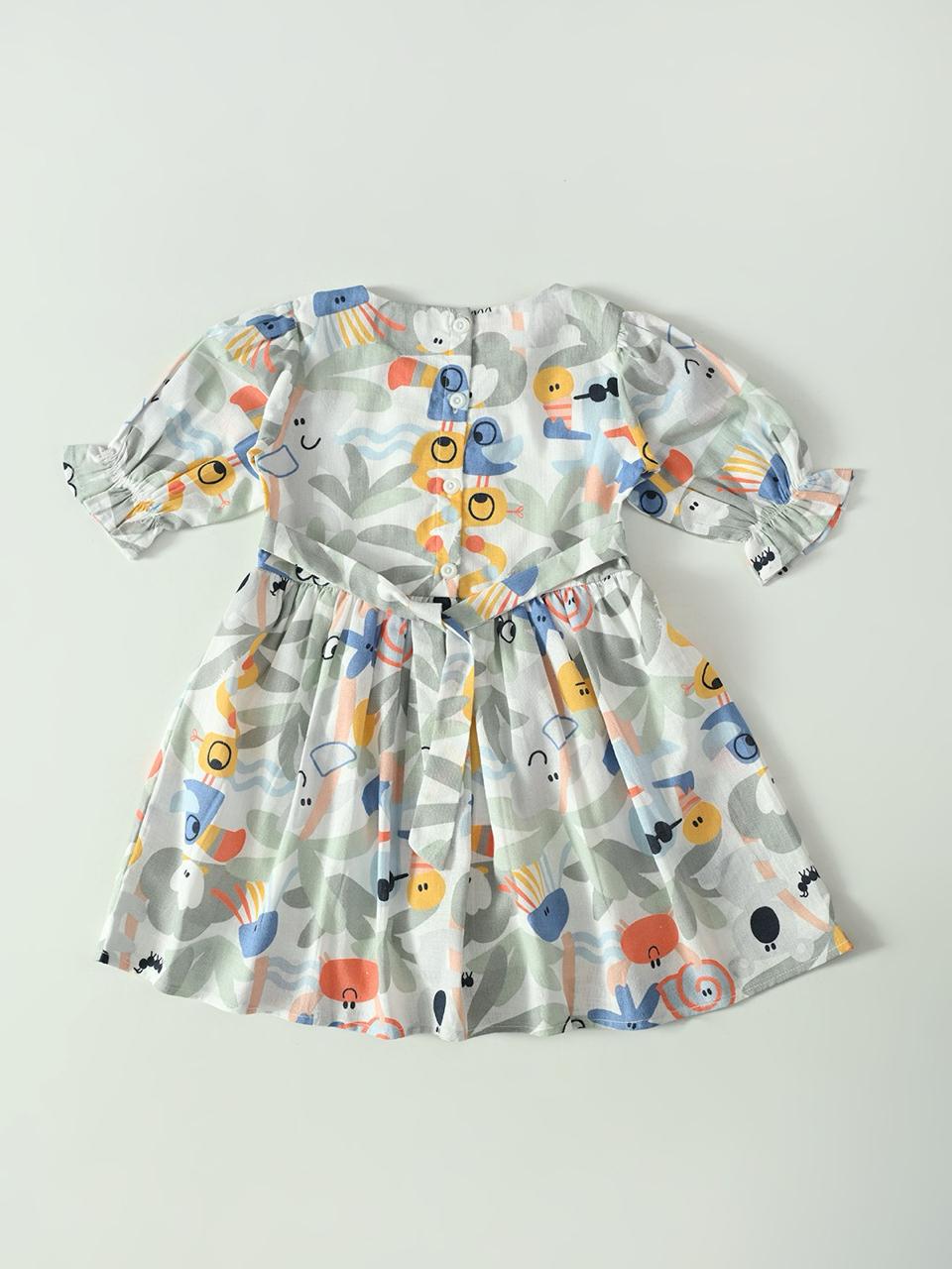 Twinkle Star: Multi-Color Frock by Bella Moda