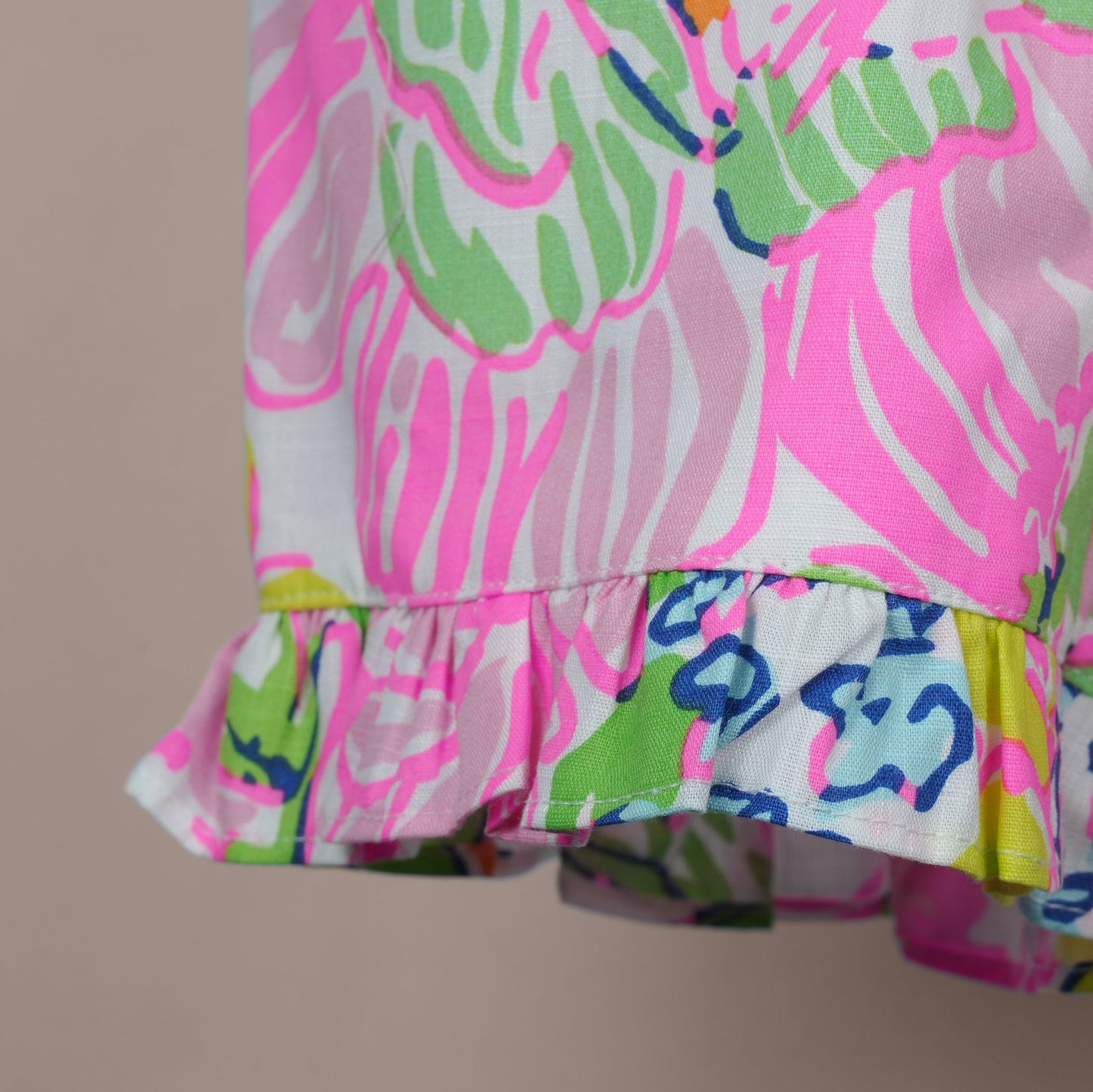 DW Girl's Multi-Color Shoulder Strap Top & Shorts Set