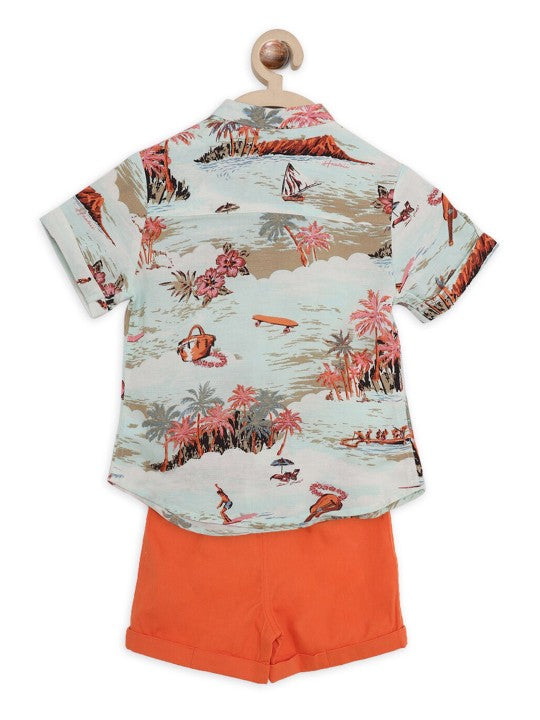 Smart Polo Multi-Color Short Set