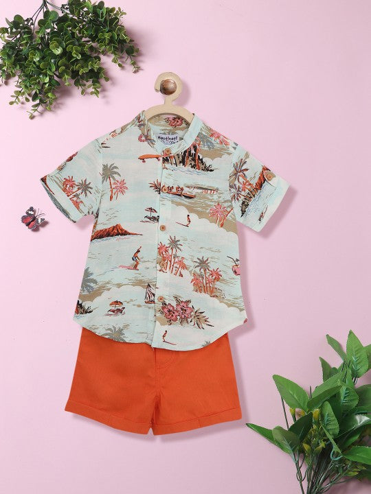 Smart Polo Multi-Color Short Set