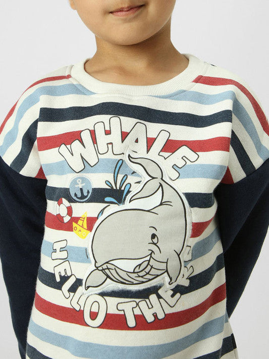 Whale Hello There' Embroidered Sweater