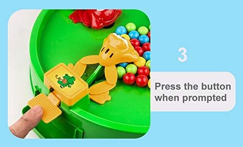 Hungry Frogs Four Player Family Game with Marbles Perfect for Kids and Easy Cleanup
