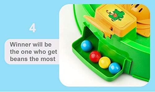 Hungry Frogs Four Player Family Game with Marbles Perfect for Kids and Easy Cleanup