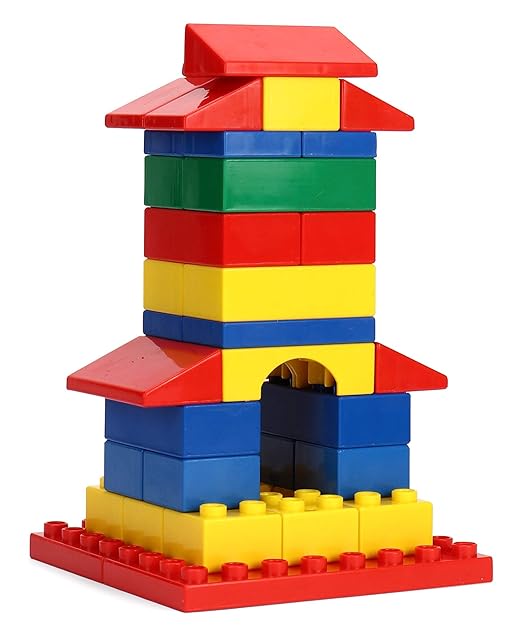Peacock Kinder Blocks PVC Bag 100 Piece