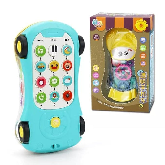 Play Phone Car Toy for Toddlers – Educational Light-Up Toy for Early Learning & Role Play | Safe BPA-Free Plastic