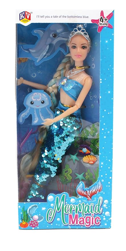 Mermaid Magic Doll 9098 (Blue)