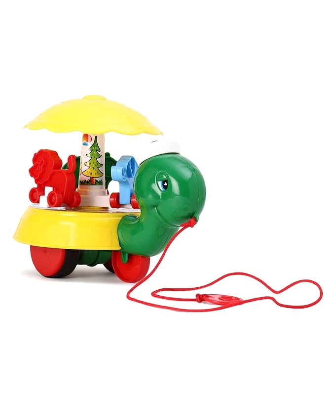 UNITED AGENCIES UA Toys Kids Freddy The Turtle Pull Along Toy for Kids & Toddlers (Multicolor)