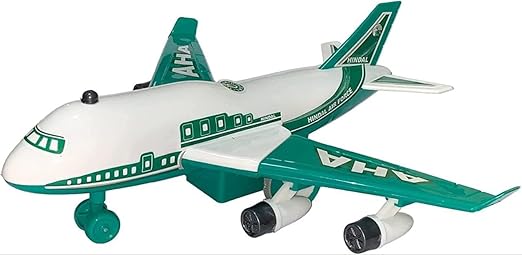 Big Size Push & Go Aeroplane with Foldable Wings Big Size Aeroplan Works On Wheels Friction Toys Toys for Gifting Suitable for 2 Years Kids