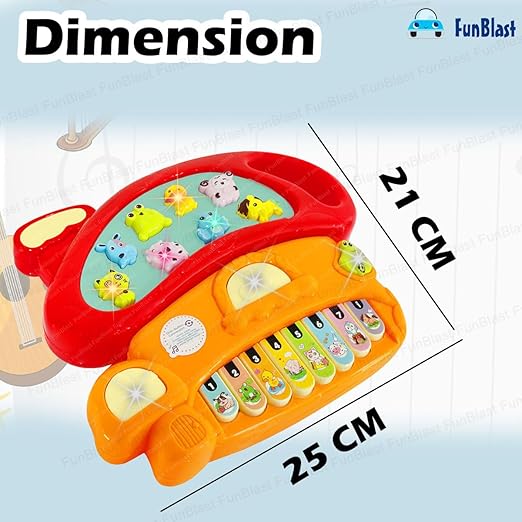 Piano for Kids - Electric Mushroom with Organ Keyboard Musical Instrument Toys Mushroom Keyboard with Flashing Lights Animal Sounds and Songs Musical Toys for Kids (Random Color)