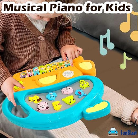 Piano for Kids - Electric Mushroom with Organ Keyboard Musical Instrument Toys Mushroom Keyboard with Flashing Lights Animal Sounds and Songs Musical Toys for Kids (Random Color)