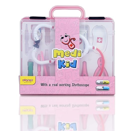 Zephyr Role Play Plastic Doctor Set Toy kit for Boys and Girls Birthday Gift (Multi Color Plastic Doctor Set)