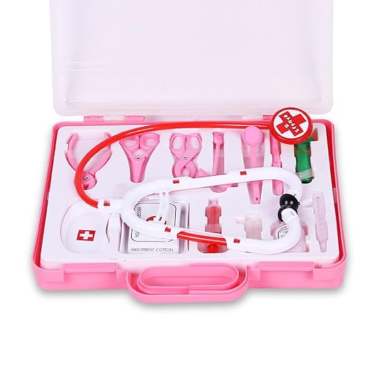 Zephyr Role Play Plastic Doctor Set Toy kit for Boys and Girls Birthday Gift (Multi Color Plastic Doctor Set)