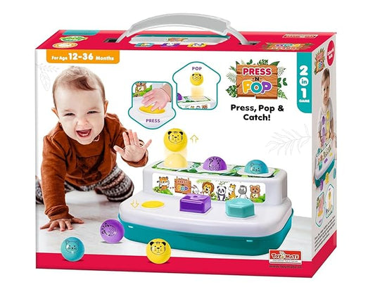 Press & Pop Interactive Learning Toy