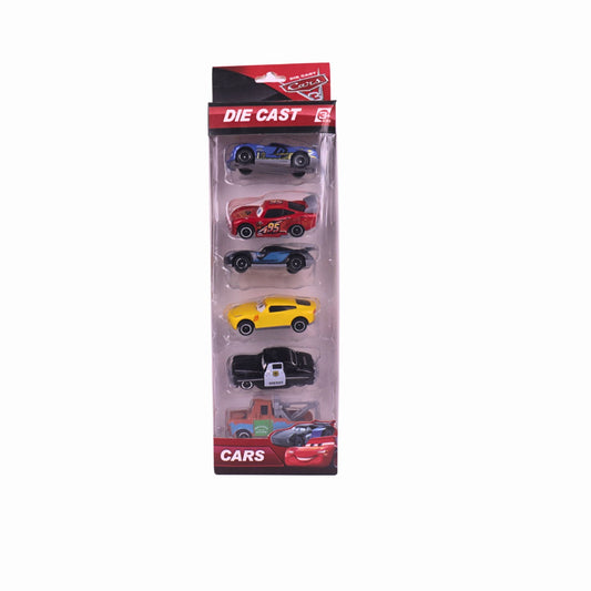 Die Cast 6-Piece Car Set 760-15 – Collectible Mini Vehicles for Kids