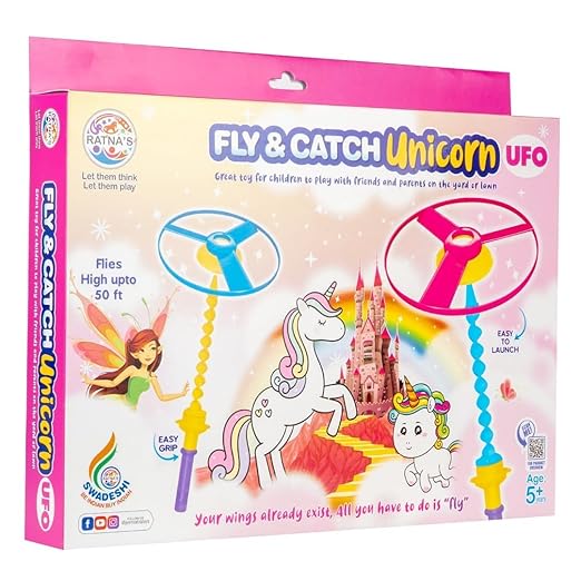 Ratna's Variety palace Unicorn Flying Wheel Toy for Kids