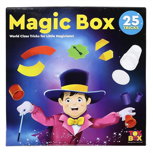 Toysbox Magic Box – 25 Fun Magic Tricks for Kids | Party Game & Gag Toy | Perfect Birthday Gift for Boys and Girls | Multi-Color