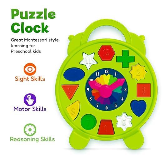 Ratna’s Happy Birthday 6-in-1 Gift Set – Xylophone, Stacking Ring, Puzzles & Rattles – 0–36 Months