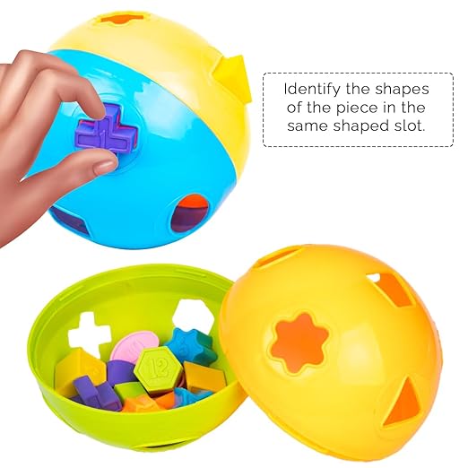 Ratna’s My First Play 5-in-1 Set – Rocket Stacker, Teddy Roly Poly, Shape Sorter, Ball Car, Lion