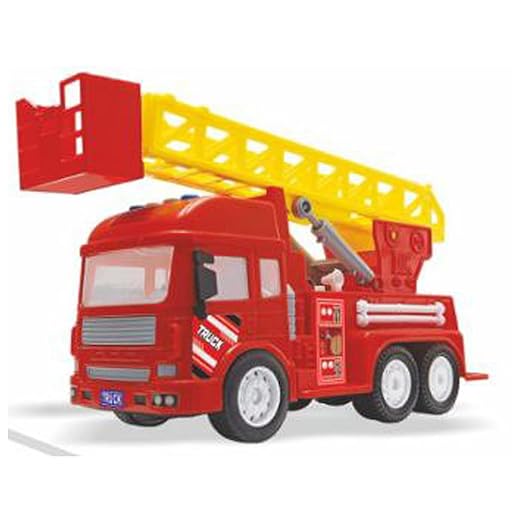 Fire Truck Toy – Pull-Back Vehicle with Lights & Siren Sounds – Rescue Play for Kids