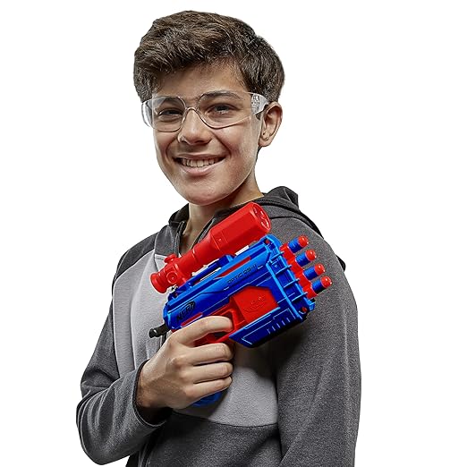 Nerf Alpha Strike Optic QS-4 Duel Targeting Set 22-Pieces Includes 2 Blasters 4 Half-Targets 16 Official Darts Multicolor