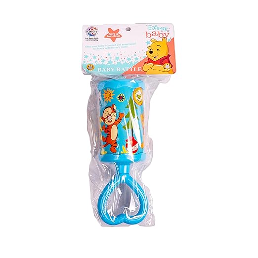 Ratna’s Winnie-the-Pooh Baby Rattle – Sweet Melodic Sound – Safe & Non-Toxic for Infants