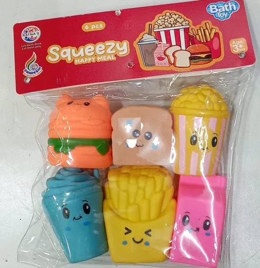 Squeezy Happy Meal Bath Toy