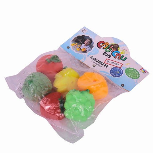 Squeezy Toys for Babies – 6PCS Bath & Sensory Play Set