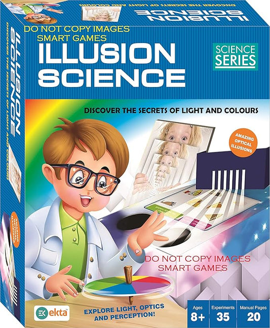 EKTA 8 Years Illusion Science Discover The Secrets of Light and Colours- Multi Color
