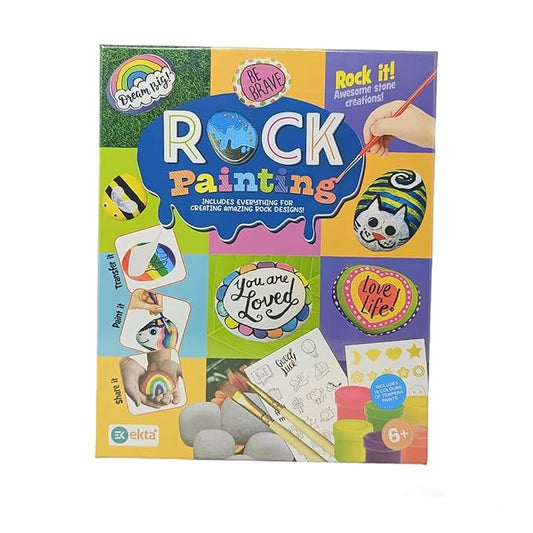 Generic DIY Rock Painting Set - Funny Interactive Stone Painting Kit - Educational Toy - Kids
