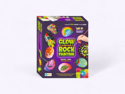 Ekta Glow-in-the-Dark Rock Painting Kit
