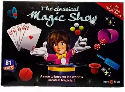 The Classical Magic Show – 81 Tricks Kit: A Complete and Innovative Magic Set for Kids – Fun and Educational Toy for Children’s Play
