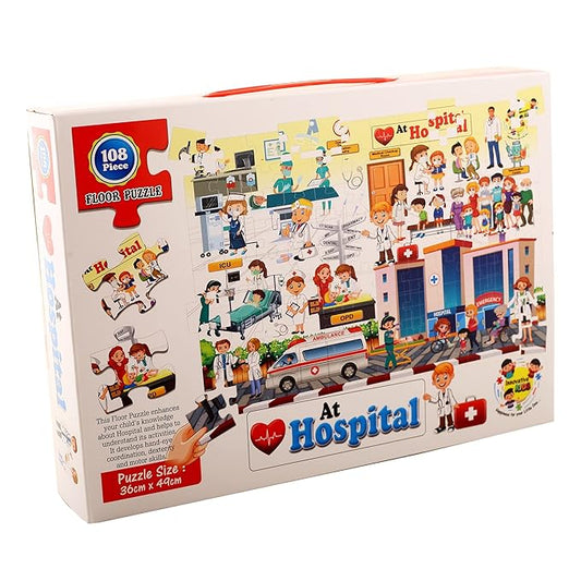 Innovative KIDS Floor Puzzle for 4 Age Kids(108 Piece) (at Hospital)