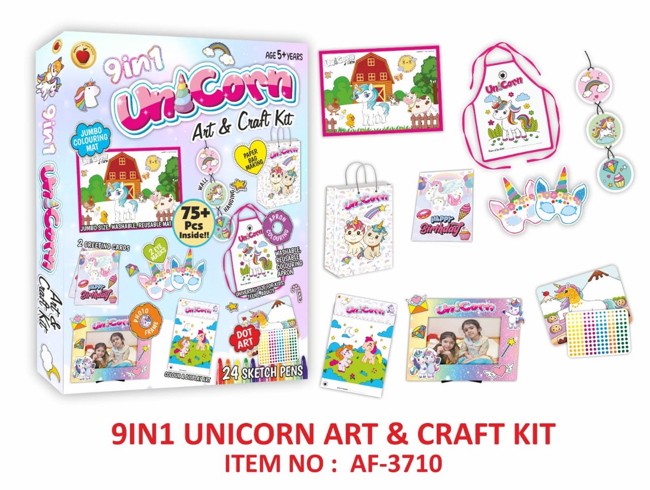 9 IN 1 UNICORN ART & CRAF – A Magical All-in-One Craft Kit to Inspire Creativity and Imagination
